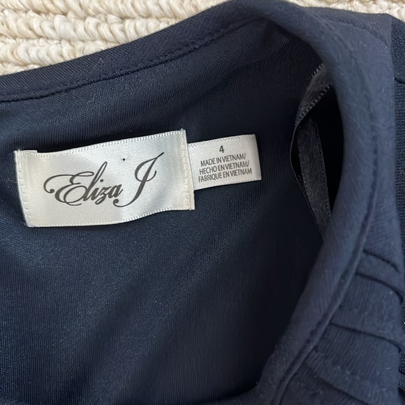 Navy Blue Eliza J A-Line dress - Picture 6 of 6